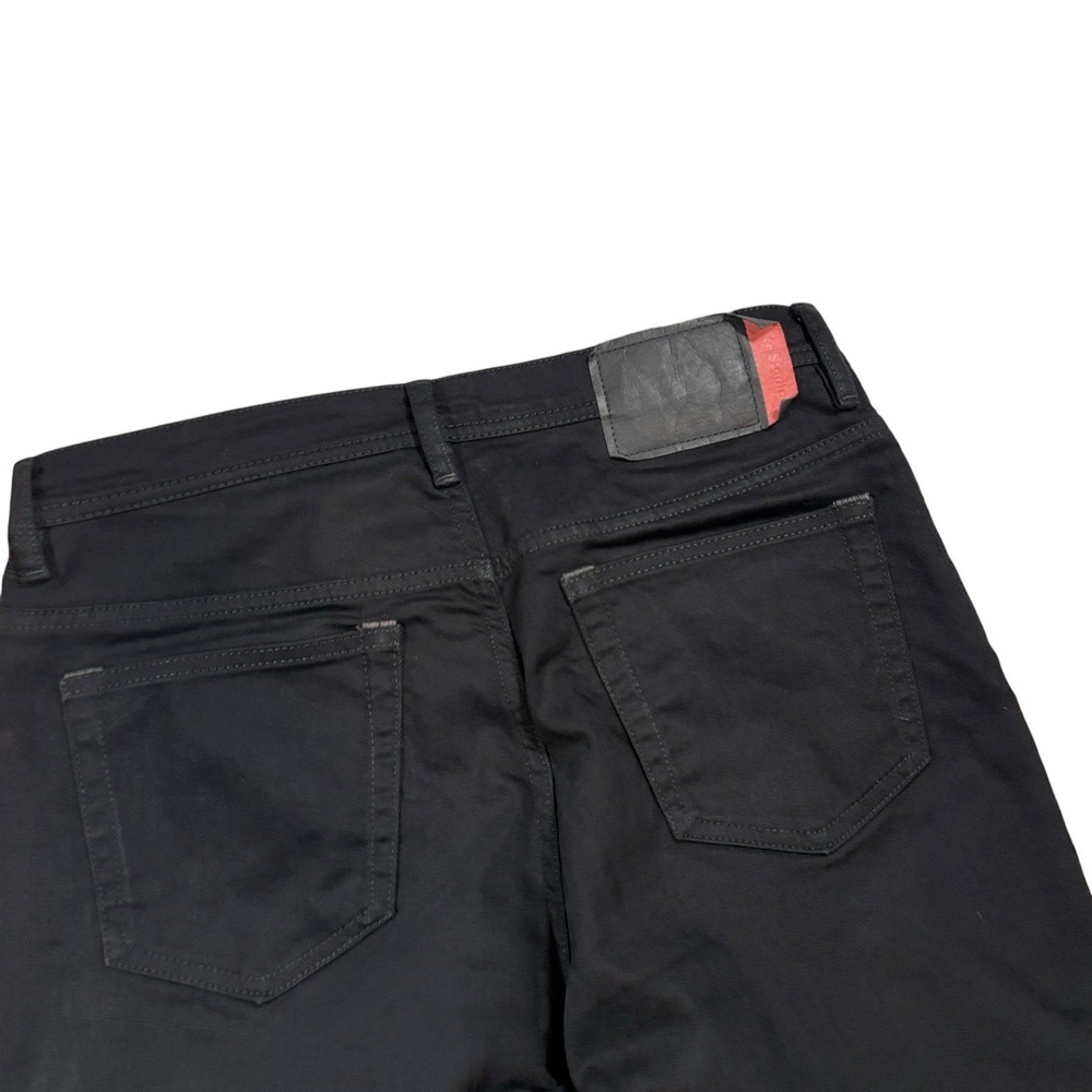 Acne Studios Jeans Men‎ Tagged 31x34 Black River Stay Slim Tapered Stretch - Picture 10 of 11